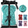 thumbnail image 1 of Fleurs Rose Ours, Rose Ours en Peluche, Ours Fleur Bleu, 1 of 2