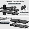 thumbnail image 2 of Heavy Duty Door Hinge,Pivot Hinge,570Lbs Load-Bearing,Solid Stainless Steel,Swinging Pivot Hinge 360Rotation,Door Hinge p20241126456, 2 of 5