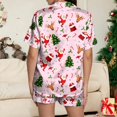 thumbnail image 4 of TGPMGRZ Women's Christmas Pajamas Set Long Sleeve Roomy Two-Piece for Winter Morning Coffee, 4 of 5