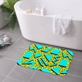 thumbnail image 4 of Vintage 80s 90s Bath Mats for Bathroom Non Slip, Fluffy Absorbent Microfiber Bath Mat Washable, Aesthetic Bathroom Rugs, Bath Mat for Shower Sink 16x24 Inch, 4 of 7