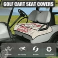 thumbnail image 3 of Yuyamidu Santa Claus Golf Cart Seat Covers 2 Passenger, Merry Christmas Golf Cart Towel Seat Covers with Shortage Pockets, Universal Club Car Golf Cart Accessories Non-Slip and Anti-Hot, 3 of 7