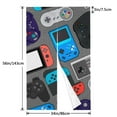 thumbnail image 3 of XMXT Japanese Noren Doorway Room Divider Curtain,Diverse Gamepad Illustrations Restaurant Closet Door Entrance Kitchen Curtains, 34 x 56 inches, 3 of 7
