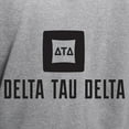 thumbnail image 3 of CafePress - Delta Tau Delta Black Stacked Signature Sweatshirt - Pullover Hoodie, Hooded Sweatshirt, 3 of 4
