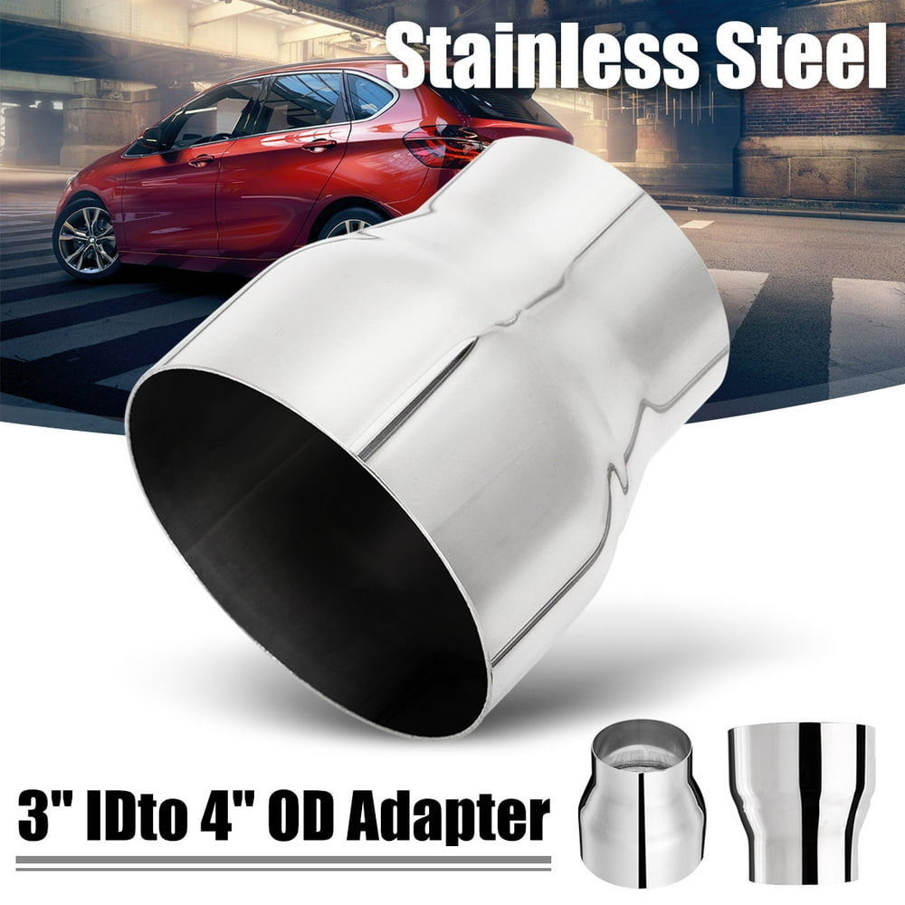 3'' ID to 4'' OD Stainless Steel 304 Exhaust Pipe Adapter Reducer