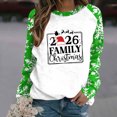 thumbnail image 4 of PNTUTB 2026 Womens Christmas Print Crew Neck Long Sleeve Hoodless Pullover Loose Casual Sweatshirts, 4 of 6