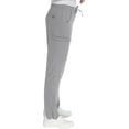 thumbnail image 3 of Mini Marilyn Scrubs 4-Way Stretch Straight Leg Six Pocket Pants with Cargo Pockets Medium Grey, 3 of 4