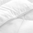 thumbnail image 5 of 3 Piece Luxury Long Box Pattern Comforter By D.N.G. BEDDINGS Set Premium Super Soft, All Season, 800 Thread Count, 100% Egyptian Cotton, Oversized Super King Size White Color, 5 of 5