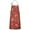 Red Christmas Gingerbread, variant on Red Christmas Gingerbread Man Pattern Apron-Garden Aprons for Women with Pockets-Cotton Linen Waterproof Kitchen Cooking Gardening Aprons Adjustable for Kitchen,Cooking,BBQ and Salon 33"x27"