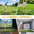 thumbnail image 2 of SwingRex 3-in-1 Golf Hitting Mat Practice Turf for Indoor Outdoor Swing Chipping Putting, 2 of 9