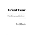 thumbnail image 1 of Pre-Owned The Great Fear: The Anti-Communist Purge Under Truman and Eisenhower Hardcover, 1 of 1