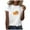 Black, variant on UANWENN Women's Summer Fashion Casual Fruit and Vegetable Printed Round Neck Short Sleeved Top T Shirt 3 Womens T Shirt Womens Tee Spandex Long Sleeve Shirt Long Sleeves Women Womens Shirts Summer