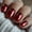 A, variant on (Buy 2 Get 1 Free)Purple Press On Nails Almond Medium Fake Nails Glossy Nail Press Ons With 3D Rhomb Shaped Designs Acrylic False Nails Purple Full Cover Glue On Nails Stick On Nail For Women 24Pcs