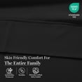 thumbnail image 5 of Casa Platino Twin XL Sheets – 450 Thread Count Long Staple 100% Cotton Bed Sheets, Extra Long Twin Sheets for Hospital Bed, Snug Fit 15" Deep Pocket – Black, 5 of 8