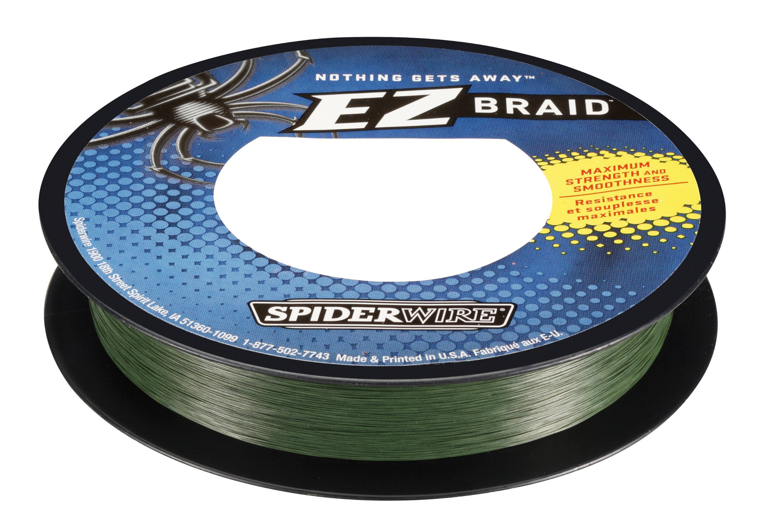 SpiderWire EZ Braid™ Superline, Moss Green, 20lb | 9kg Fishing Line