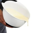 thumbnail image 5 of 3pc Plastic Mixing Bowl Set with Black Handles: Dishwasher-Safe, 1.5, 3, 5 qt. Bowls, Polypropylene, Black, 5 of 6