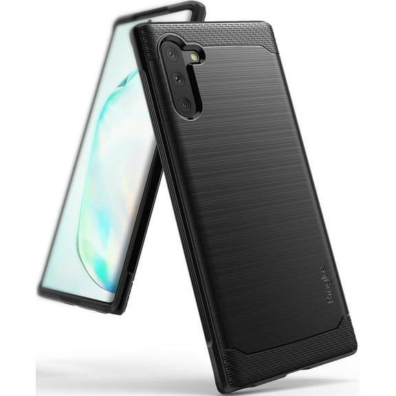 Ringke Onyx Case Compatible with Samsung Galaxy Note 10, Tough Rugged TPU Protective Cover - Black