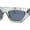 Slate - Black, variant on Womens Refined Urbane Thick Plastic Rectangle Cat Eye Sunglasses Black - Blue Brown