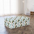 thumbnail image 3 of Bird Foldable Mattress, Colorful Hummingbirds, 78.7" x 47.2", Ivory Dark Seafoam, by Ambesonne, 3 of 6