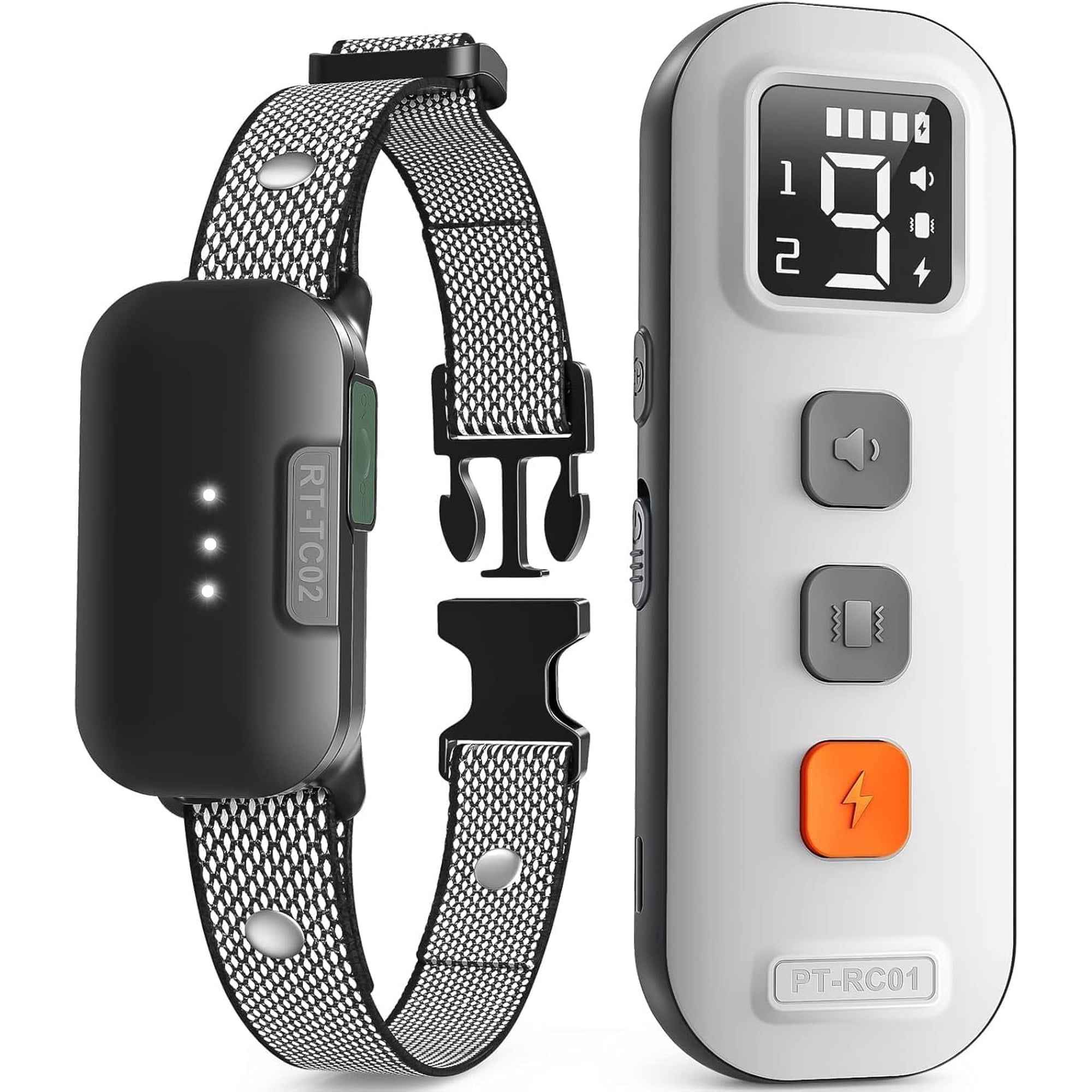 Dog Training Collar with Remote 2000Ft Electric Dog Shock Collar with 3 Safe Training Modes Beep Vibration and Shock