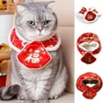 thumbnail image 2 of Chinese Style Cat Shawl - Keep Warmth Soft Texture - Pet Round Drool Bibs - Pet Accessories, 2 of 8