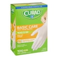 Curad Basic Care Vinyl Exam Gloves, Small/ Medium, 100 Count