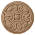 thumbnail image 1 of Ekena Millwork ROS05X05RAMA 5 in. W x 5 in. H x .75 in. P Raymond Rosette- Maple- Architectural Accent, 1 of 1