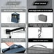 thumbnail image 5 of Organizador de neceser de malla grande | Almacenamiento de cosméticos de viaje | Bolsa de lavado colgante con cremallera | Tela Oxford portátil | Champú de maquillaje Elementos esenciales del baño |, 5 of 5