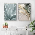 thumbnail image 4 of Pintura en lienzo de Arte de plantas de hojas de palma, Aloe botánico s e impresiones, imágenes de pared modulares para sala de estar, decoración del hogar, 4 of 4