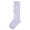 thumbnail image 5 of MeMoi  All Over Bow Knee High Socks - Girls - Female, 8, Winter White, 5 of 6