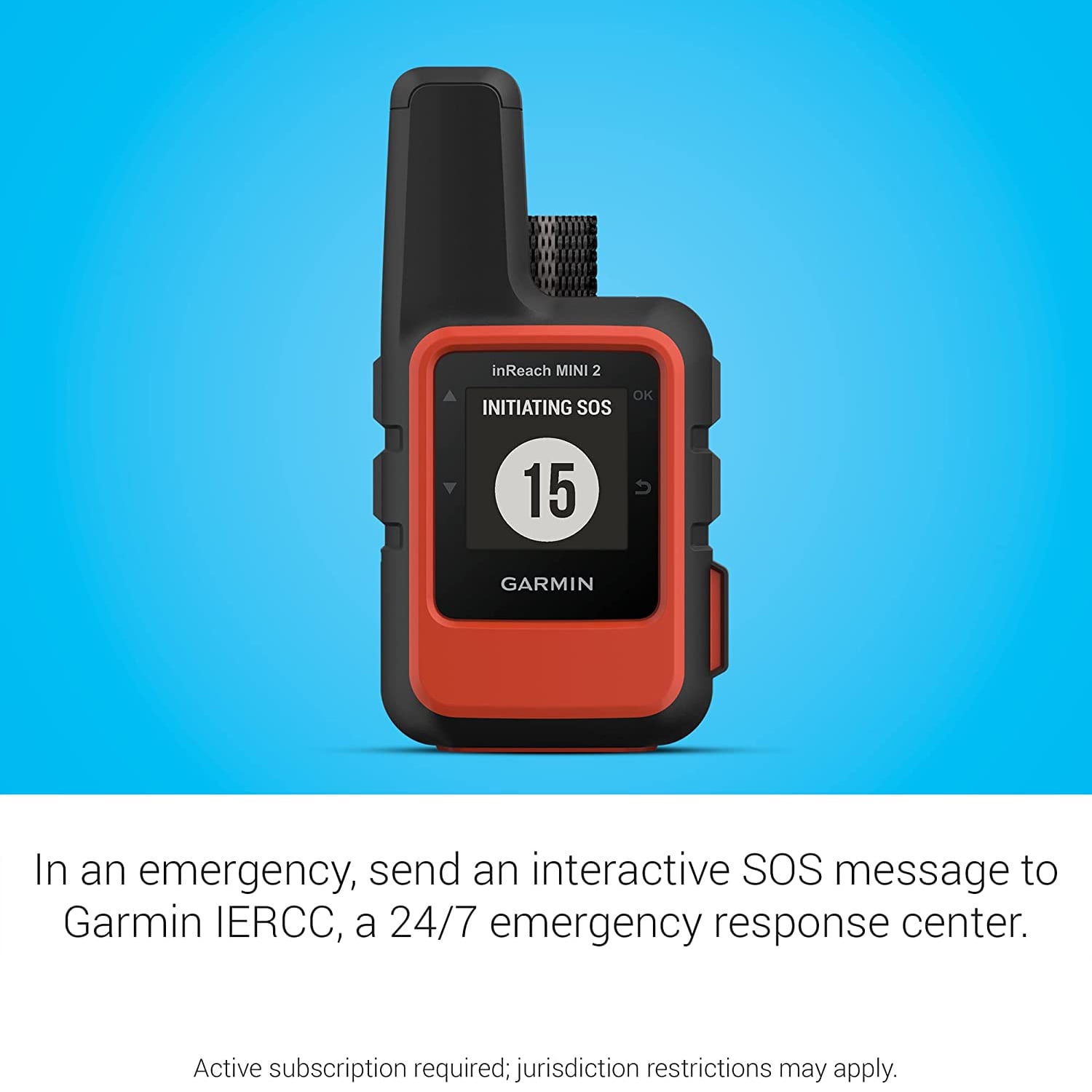 Garmin inReach Mini 2 Portable Satellite GPS Device with Accessory Bundle