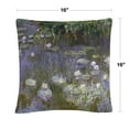 thumbnail image 4 of Monet 'Water Lilies' 16 X 16 Decorative Throw Pillow, 4 of 4
