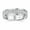 Moissanite - Silver, variant on SFTING Men Wedding Band 925 Sterling Silver Rings for Men White Plated Round 5A Zirconia Size 10