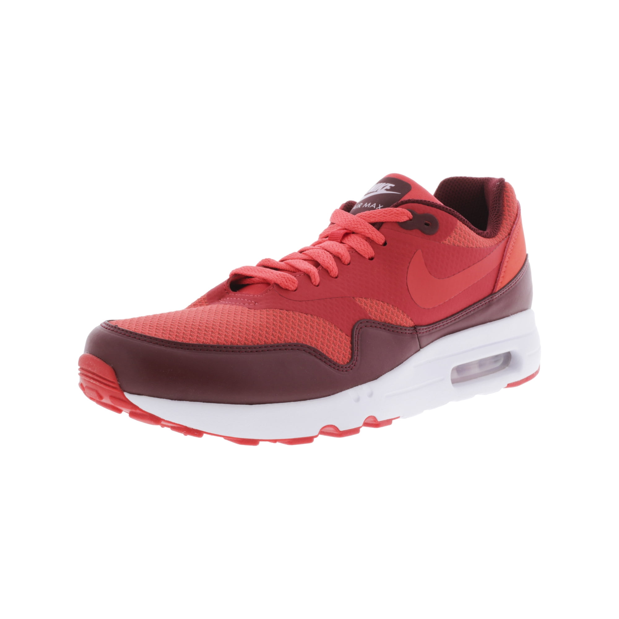 Nike Men s Air Max 1 Ultra 2.0 Essential Track Red Team Ankle High Running Shoe 10.5M Walmart