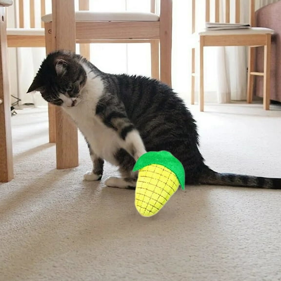 IGEED Cat Toys,Catnip Fruit Chew Toys,Crinkle Sound Kitten Catnip Toys for Cats, Interactive Cat Kicker Toys for Indoor Kitten Exercise,Cat Pillows Toys for Cats Chasing Chewing Exercising