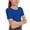 Blue, variant on SHenli Toddler Girl Shirts 6t Letter Print Cowl Neck Shirt Short Sleeve T Shirt Top Comfy Basic T Shirt Toddler Clothes for Girls