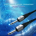 thumbnail image 2 of ikayaa DK Guitar Connecting Cable 6.0 Meters 20ft Instrument Cable Noise Reduction Audio Cable 6.35mm Male Jack Audio Cord for Electric Guitar Bass, 2 of 7