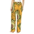 thumbnail image 3 of Picia Avocado Dog Womens Soft Woven Cotton Elastic Waistband Sleep Pajama Pant Lounge Sleep Pant With Pockets And Drawstring-Large, 3 of 9