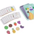 thumbnail image 3 of Juego de tarjetas de aprendizaje para Frutas Sunnimix Tarjetas de aprendizaje de inglés, 3 of 8