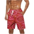 thumbnail image 2 of Clearance Rciityk Swim Trunks Men, Mens Bathing Suit 7 inch, Hawaiian Printed Beach Board Shorts, Summer Casual Quickly Dry Swimming Shorts with Pockets, 2 of 4