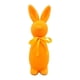 thumbnail image 1 of Figura de conejo de Pascua flocado, estatua de conejo, decoración de Pascua, linda mesa de espuma Naranja, 1 of 9