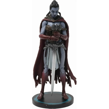 Boss Fight Studio Court of the Dead Kier – Valkyrie of the Dead Action Figure – Highly Articulate Collectible Figurine & Accessories Including Extra Head with Bone Helmet, Wings, Sword, & Cape – 4”