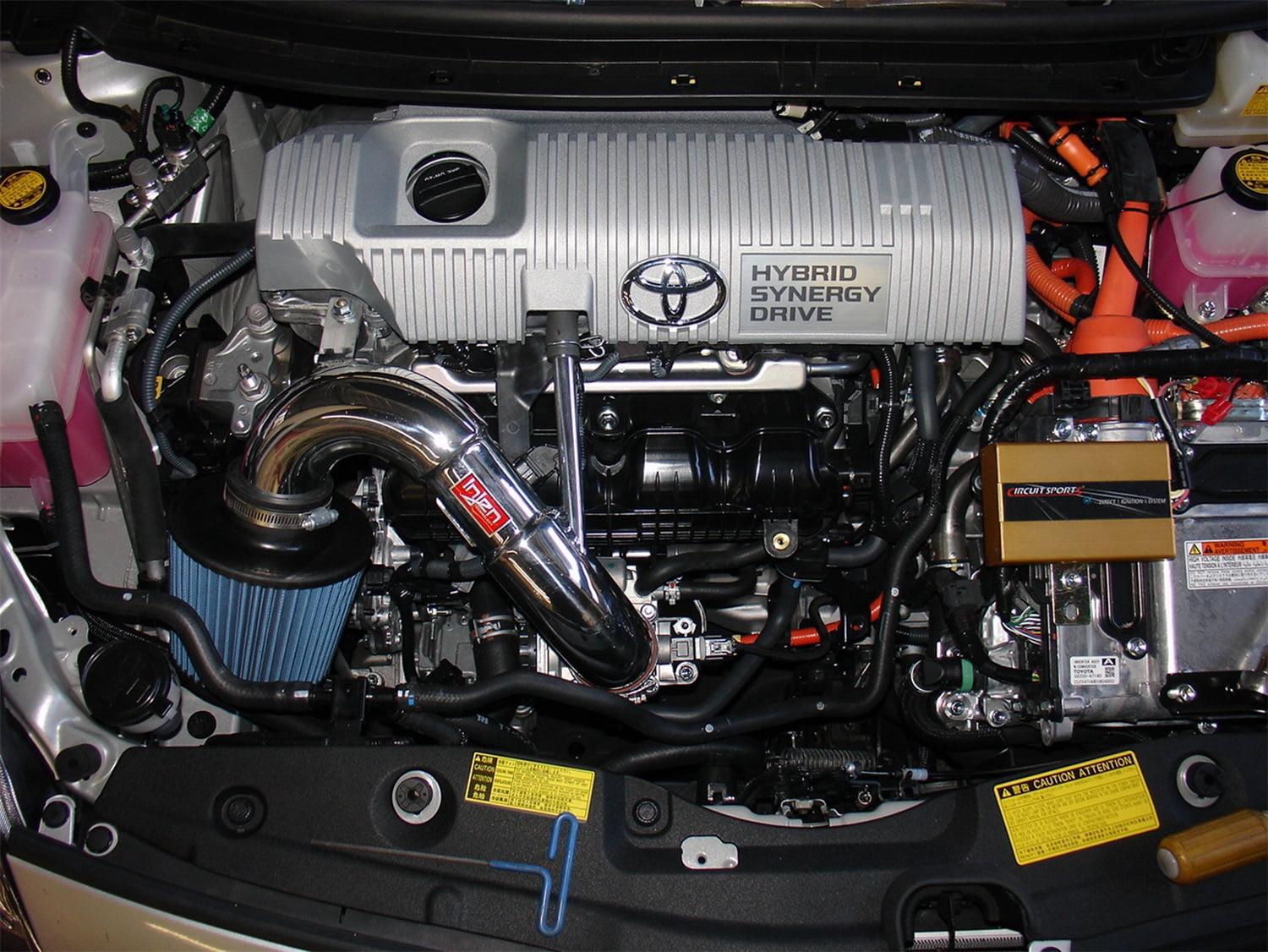 Injen 10-13 Toyota Prius / 11-13 Lexus CT 200H Hybrid Polished C/A Intake w/MR Tech/Air Fusion Fits select: 2021 TOYOTA TUNDRA DOUBLE CAB SR/SR5