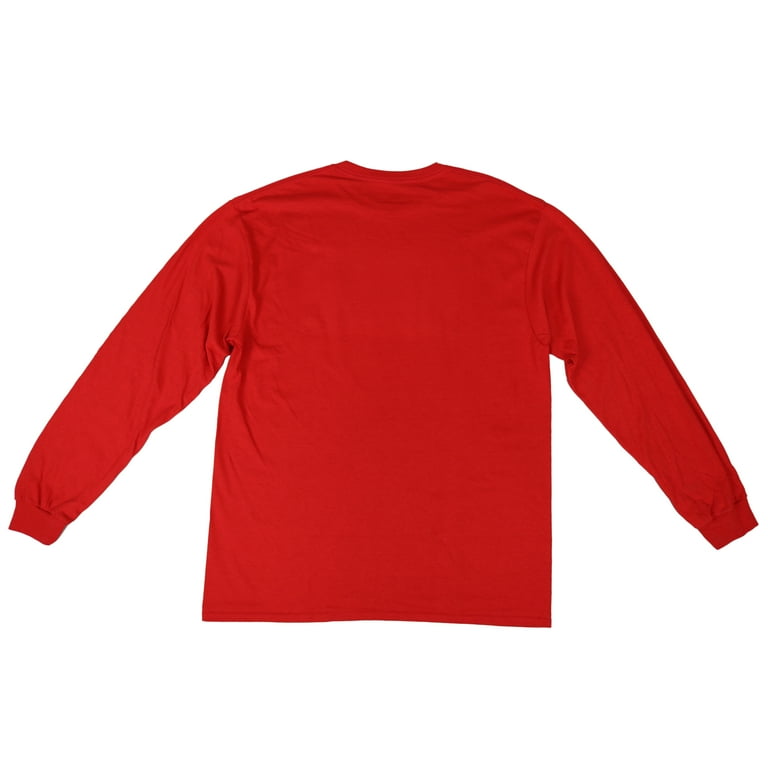 red long sleeve shirt walmart
