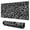 Animal Skin Pattern, variant on Long Mouse Pads for Desk,Beige and Black Of Leopard Print Desk Mats on Top Of Desks, Desk Mouse Pad Extra Large with 3mm Non-Slip Base and Stitched Edge for Gaming,Office,Work,Home 47.3"x23.6"