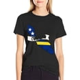 thumbnail image 4 of T-shirt Curacao Map  Soft Cotton Adult Heat-Transfer Graphic T-Shirt - 180g Breathable Fabric, Unisex Summer Casual Wear with Durable Heat-Printed Design, 4 of 10