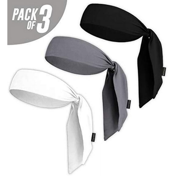 OutdoorEssentials Tie Sweatband Headband Men, Ninja Headbands, Sports Head Tie, Mens Headband Long Hair, Athletic Head Band