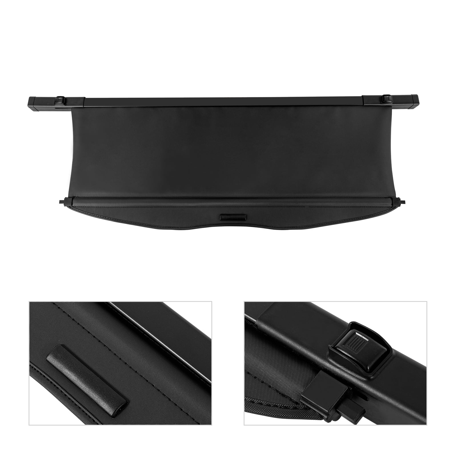Miumaeov Universal Trunk Cargo Cover Retractable Rear Trunk Cargo Cover