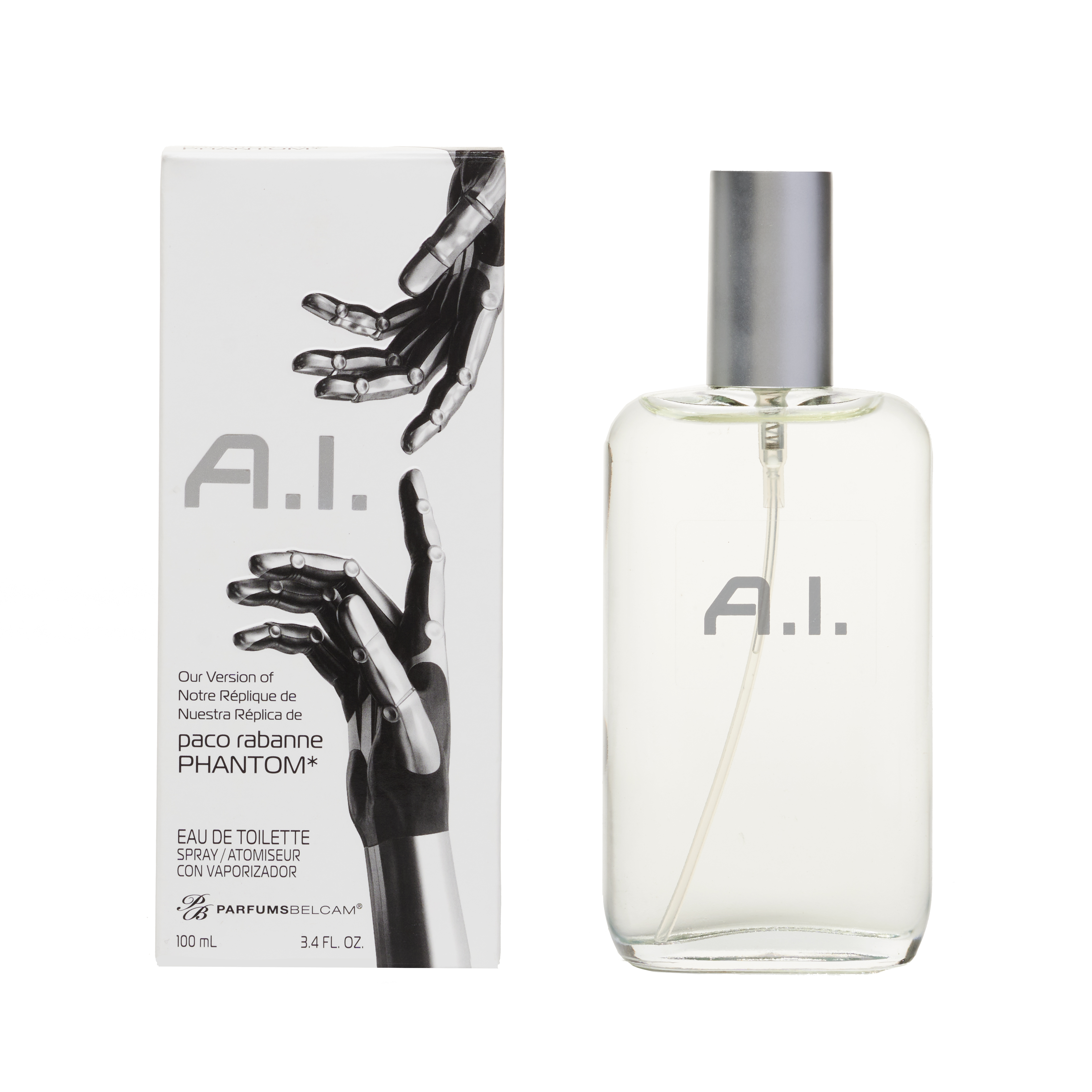 ParfumsBelcam A.I. Eau de Toilette for Men, 3.4 fl oz photo 2