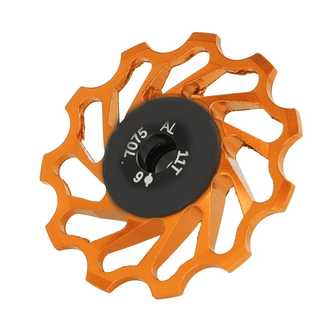 11T Rear Guide Roller Pulley, Professional Bicycle Rear Derailleur Wheel With Reduction Sleeve For Road Bikes Gold