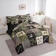 thumbnail image 4 of Manfei Jungle Duck Wildlife Twin Bedding Sets 7-Piece, Western Camouflage Bedding Comforter Set, Rustic Hunting Theme Reversible Sheet Sets, Ultra Soft Bedroom Decor, 4 of 8